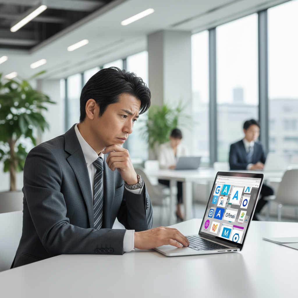 AIツールに悩む人