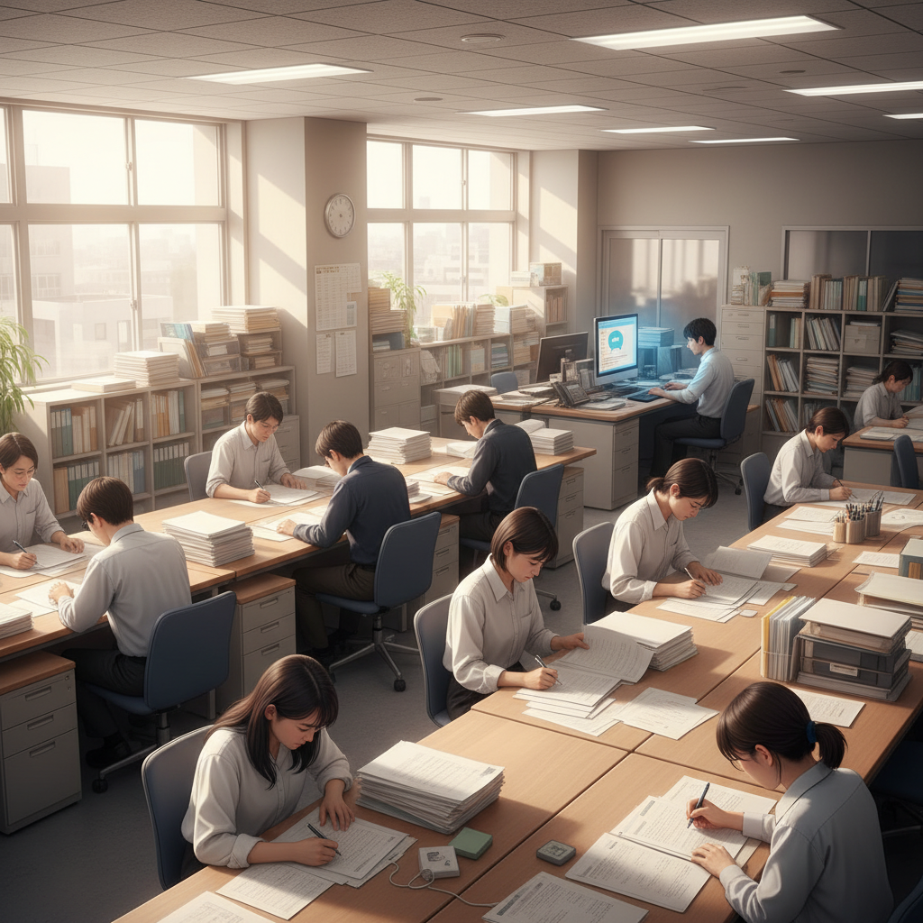 AI活用が進まないオフィス